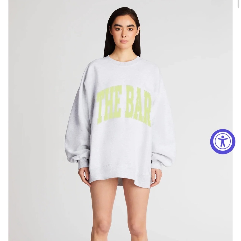 THE BAR LEMON LIME CAPSULE VARSITY SWEATSHIRT